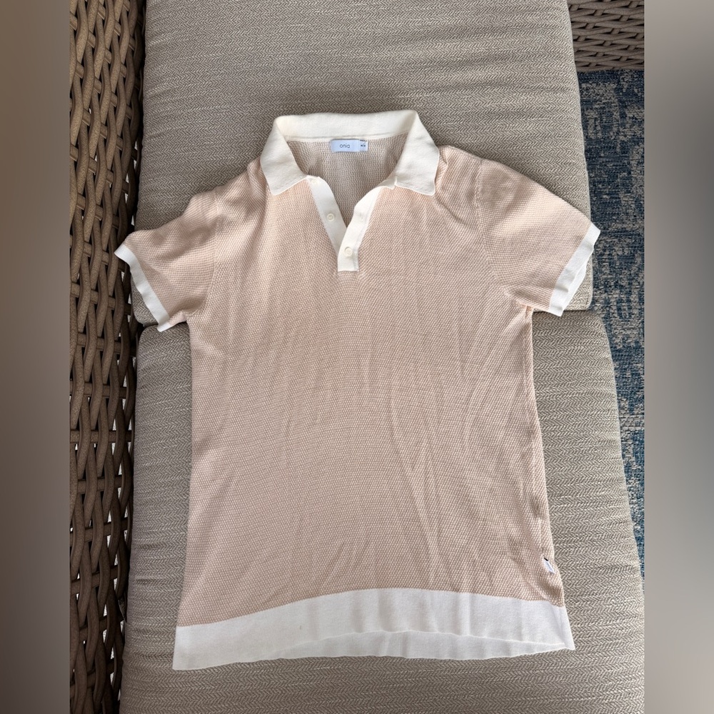 Men’s Beige Polo Shirt